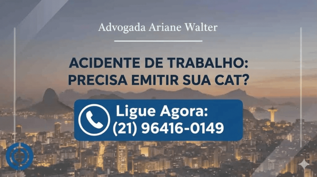 CAT no Trabalho - Advogada Trabalhista São Paulo e Rio de Janeiro